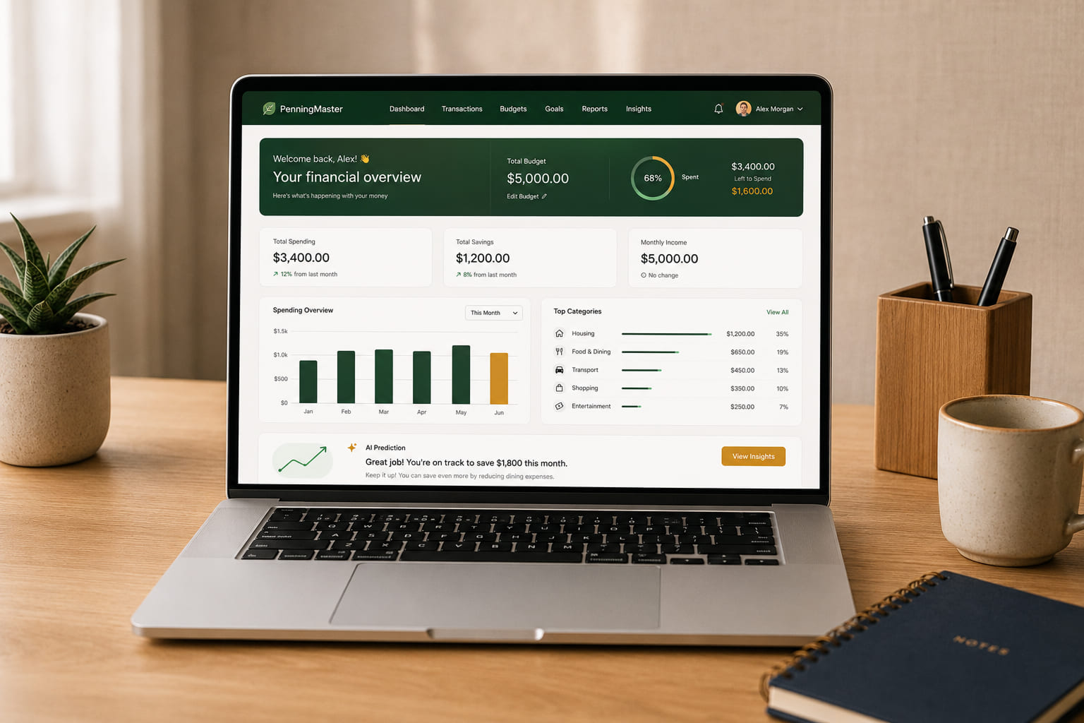 Penningmeester project preview