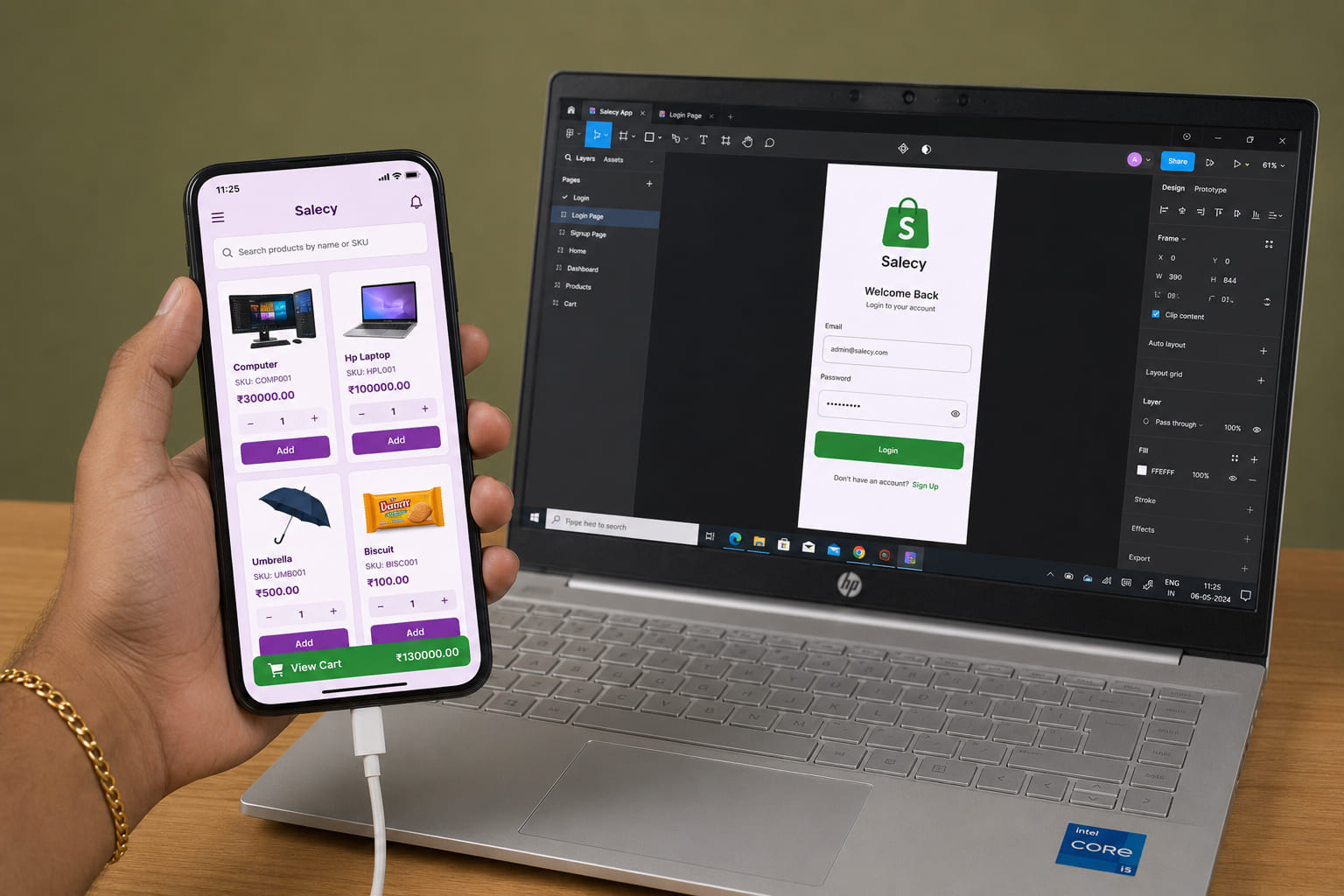 Salecy project preview