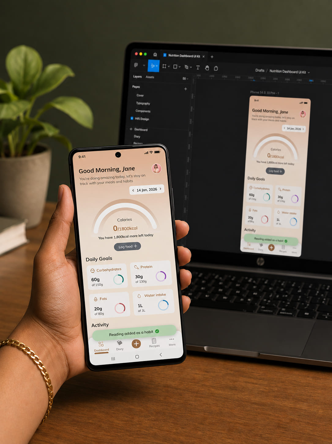 Wellness Daily project preview