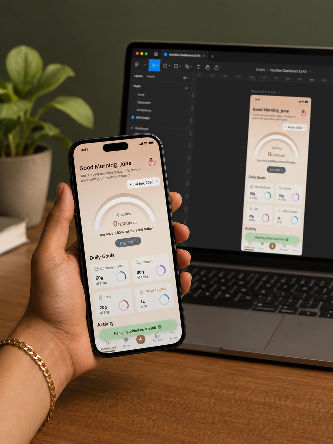 Wellness Daily project preview